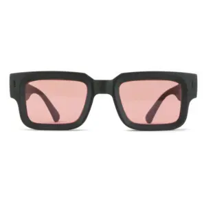 Lentes de Sol - Exclamation - Black Matt - Lente rosa