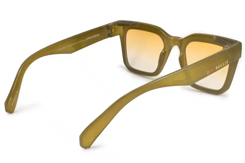 Lentes de Sol - Jacobs Eco Briller - Milky Marrón - Lente Degradado Naranja - Image 7