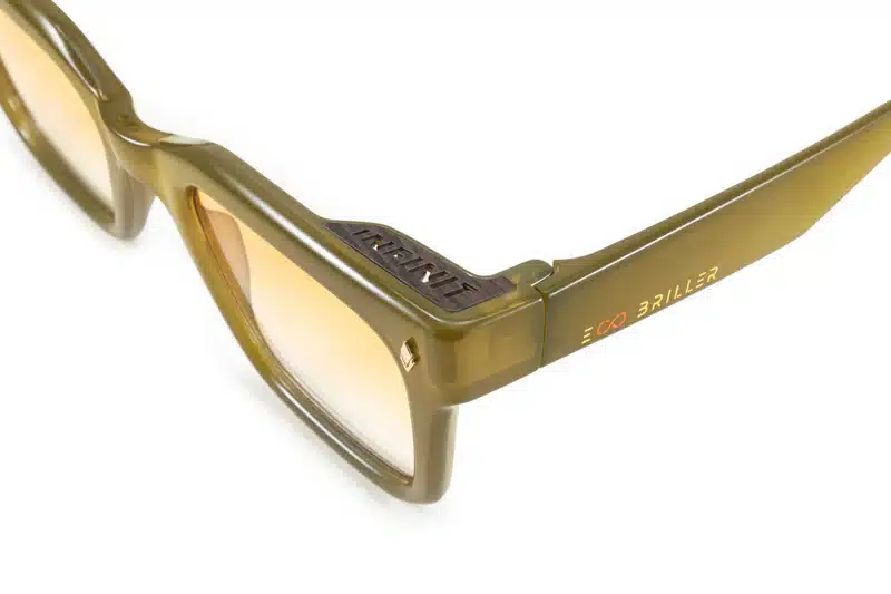 Lentes de Sol - Jacobs Eco Briller - Milky Marrón - Lente Degradado Naranja - Image 5